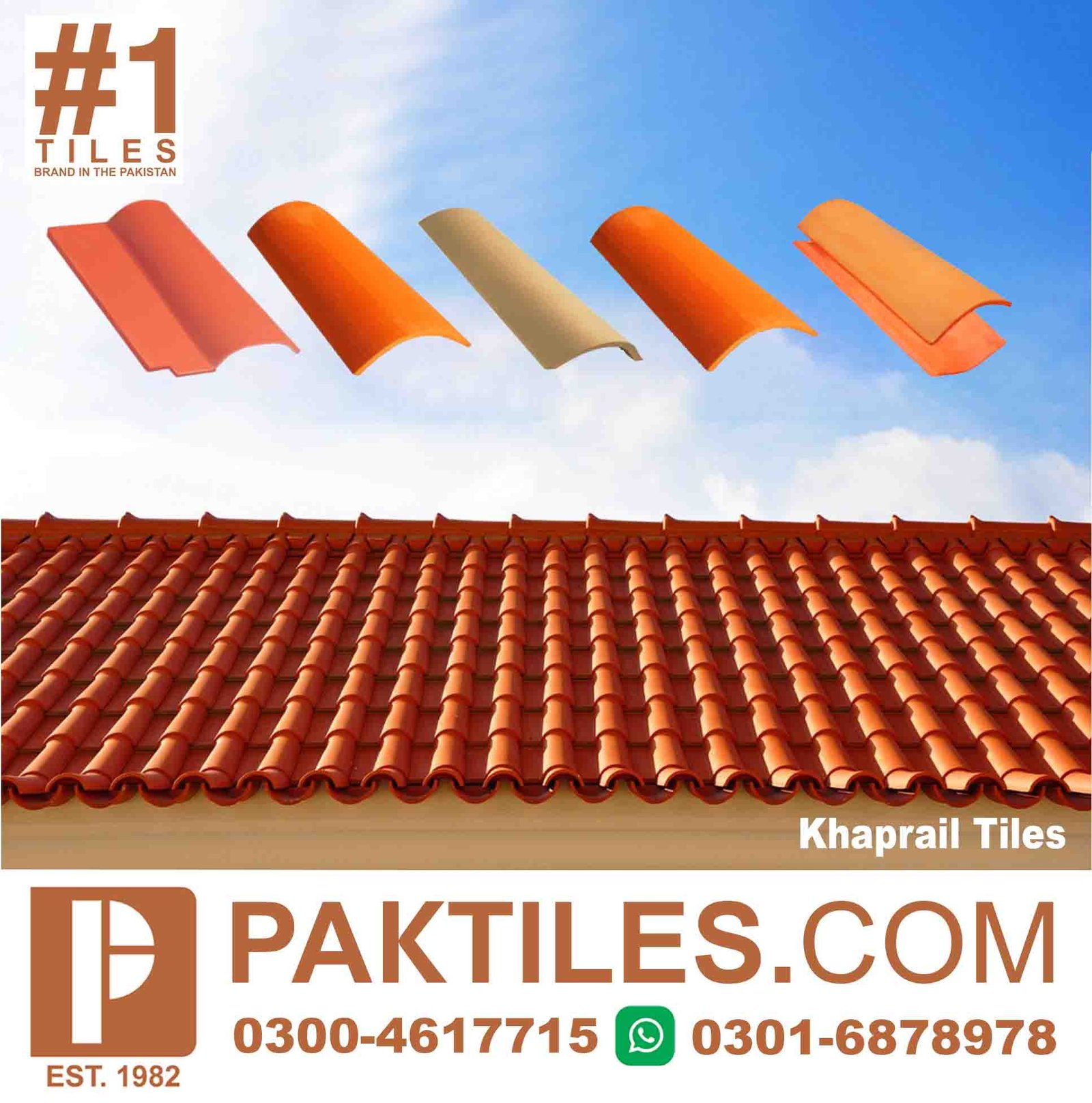 Khaprail tiles in Sargodha