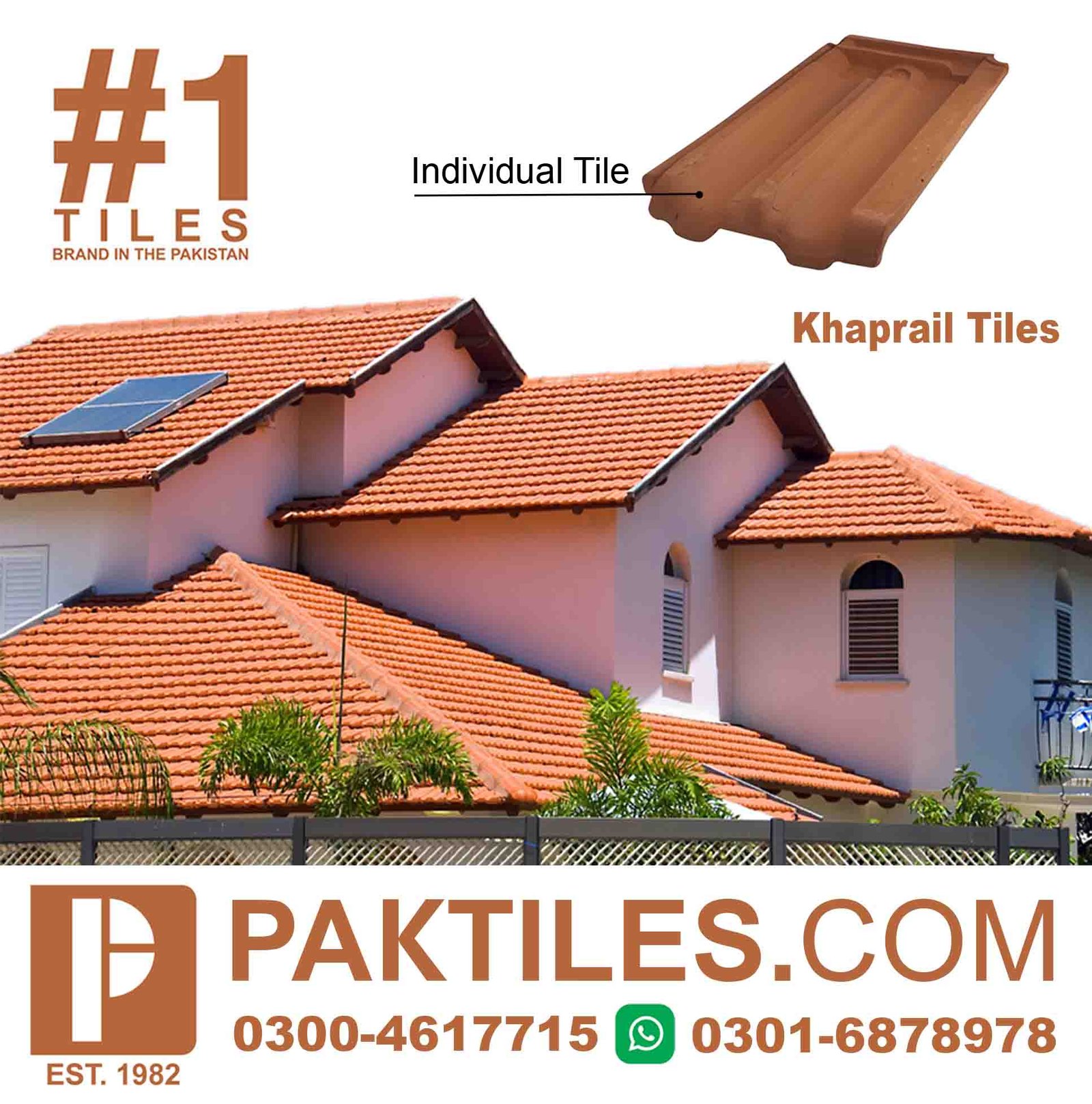 Clay roof tiles price in islamabad