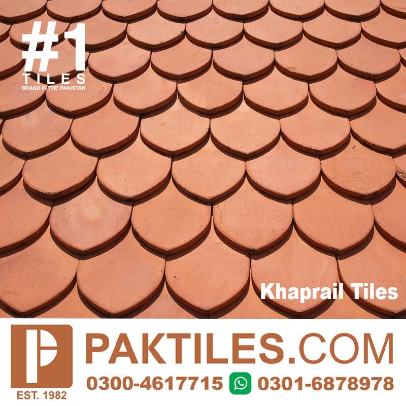 Natural Flat khaprail tiles